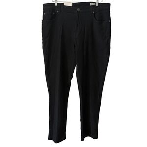 32 Degrees Cool Men Sz 36 Sweatpant Jean Slim Straight Fit Black Strech Casual